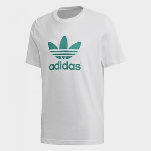 (FM3789) TREFOIL TEE-WHITE/FUTURE HYDRO