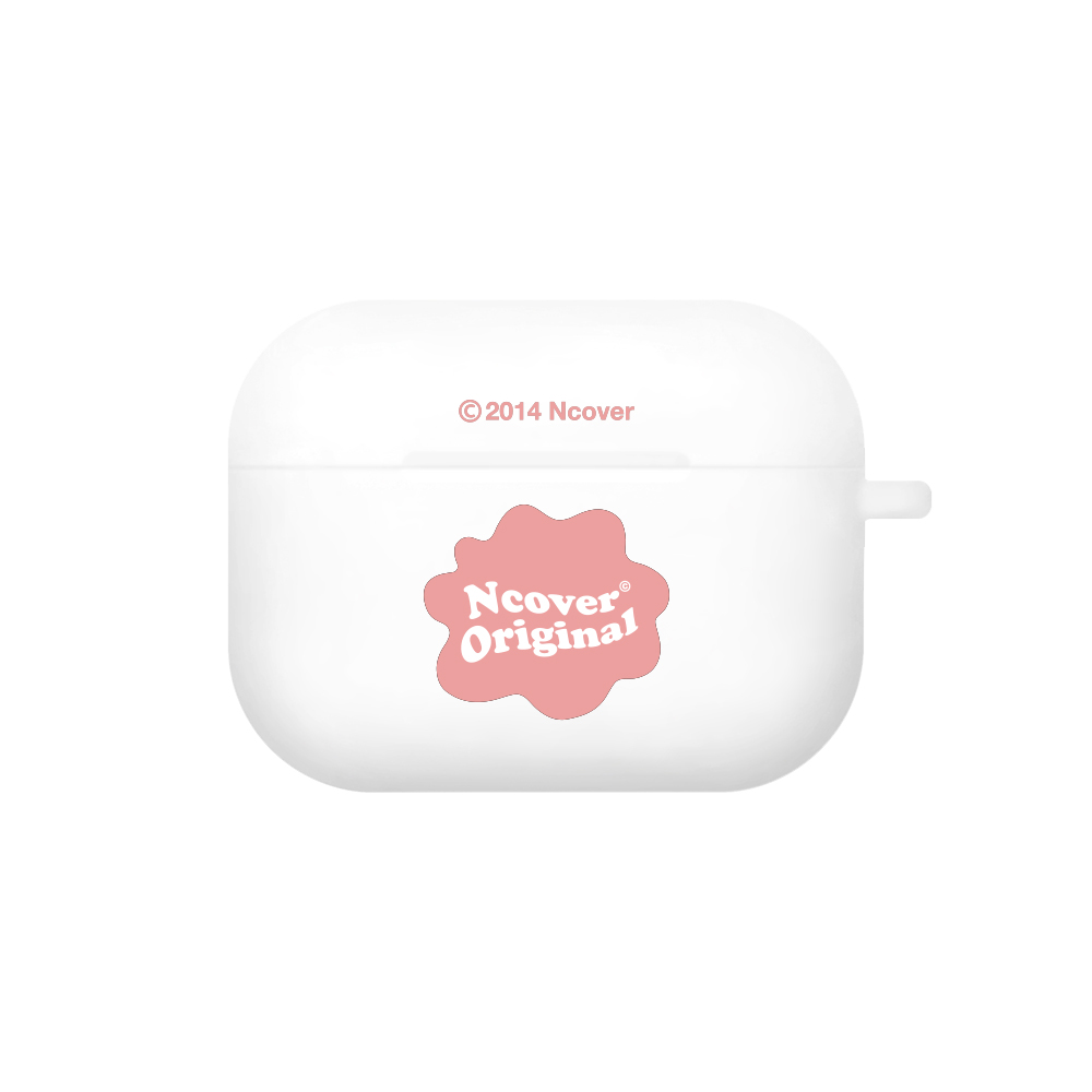 Cloud shape logo-white(airpods pro jelly)