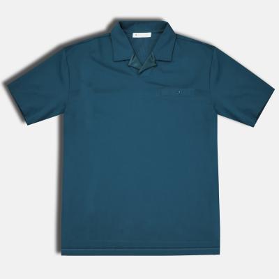 Tone&Tone Collar Semi Over T-Shirt GREEN