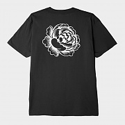 (165262413) 오가닉 플라워 반팔티 BLACK