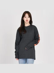 (K231) 시그니처 팔로고 긴팔티 CARBON HEATHER (CRH)
