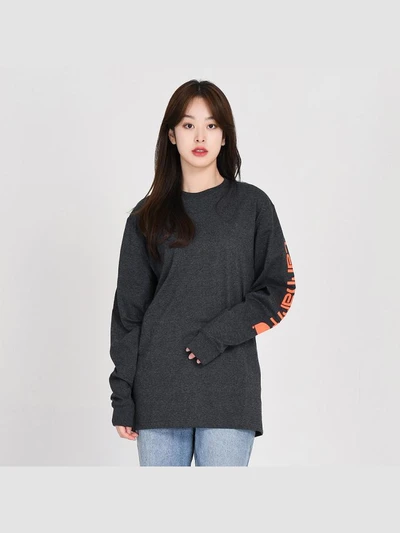 (K231) 시그니처 팔로고 긴팔티 CARBON HEATHER (CRH)