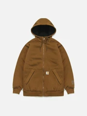 (104078) 미드웨이트 써멀 후드집업 BROWN