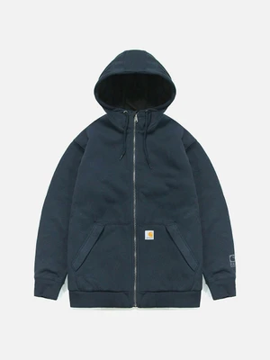(104078) 미드웨이트 써멀 후드집업 NAVY