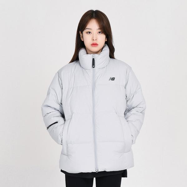 남여공용 UNI 액티브 구스다운 숏패딩 GRAY