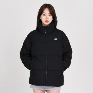 남여공용 UNI 액티브 구스다운 숏패딩 BLACK