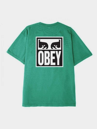 (166912142) 오베이 아이즈 아이콘 2 헤비웨이트 클래식 박스 반팔티 BRIGHT JADE