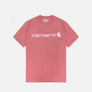 (K195) 그래픽 로고 반팔티 BLUSH PINK HEATHER (P11)