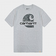 (104867) 카모 C로고 반팔티 HEATHER GREY