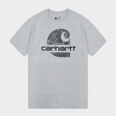 (104867) 카모 C로고 반팔티 HEATHER GREY