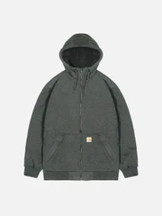 (104078) 미드웨이트 써멀 후드집업 CARBON