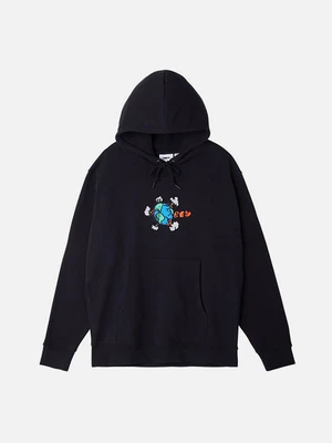 (112470146) 월드 후드티 BLACK