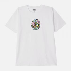 (165262955) 플라워 바스켓 반팔티 WHITE