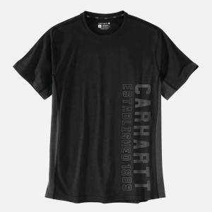 (105202) 포스핏 로고 MW 반팔티 BLACK