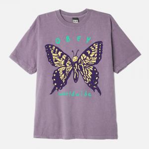 (163632943) 소셜 버터플라이 피그먼트 반팔티 LILAC CHALK