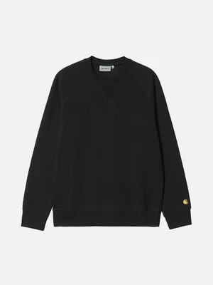 (I015896) 체이스 맨투맨 BLACK/GOLD