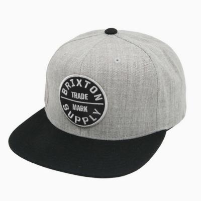 OATH III SNAPBACK-LIGHT HEATHER GREY/BLACK