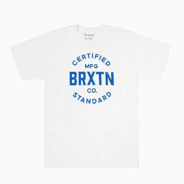 CANE S/S TEE-WHITE/BLUE