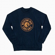 RIVAL CREW FLEECE-NAVY