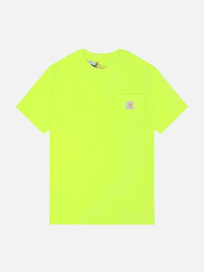 (K87) 워크 포켓 반팔티 BRIGHT LIME (BLM)