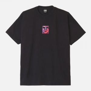 (166913457) 레인보우 아이콘 헤비웨이트 박스 반팔티 BLK