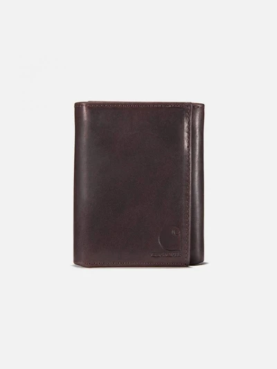 (B0000657/B0000219) 오일 탠 레더 트라이폴드 월렛 BROWN