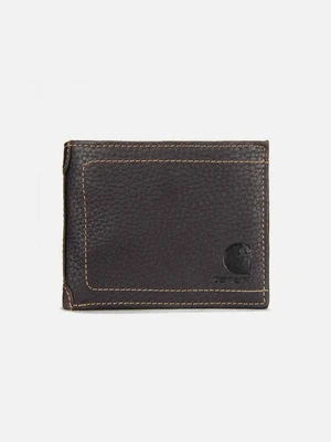 (B0000655/B0000210) 페블 레더 패스케이스 월렛 BROWN