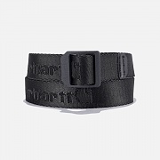 (A0006386/A0005661) 키즈 나일론 웨빙 레더락 벨트 BLACK