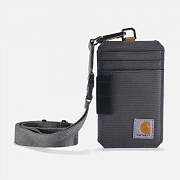 (B0000669/B0000247) 나일론 덕 아이디 홀더 앤드 랜야드 GRAVEL