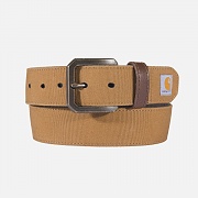 (A0005782) 캔버스 덕 벨트 BROWN