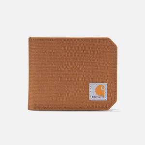 (B0000660/B0000235) 나일론 덕 바이폴드 월렛 BROWN