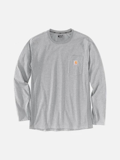 (104617) 포스 릴렉스드핏 미드웨이트 긴팔티 HEATHER GREY