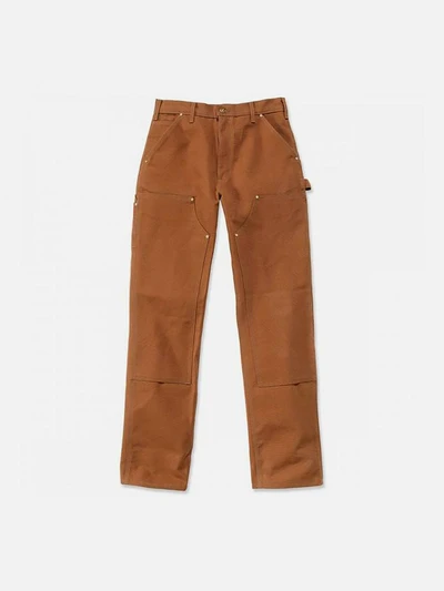 (106679 B01) 루즈핏 카펜터 펌 덕 유틸리티 워크 팬츠 BROWN