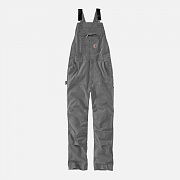 (102987) 릴렉스드핏 카펜터 캔버스 BIB 오버롤 GRAVEL