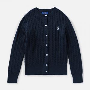 (313543047011) 키즈 케이블 니트 코튼 가디건 HUNTER NAVY