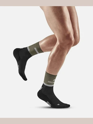 CEP 더 런 미드컷 삭스 4.0 러닝 양말 OLIVE/BLACK
