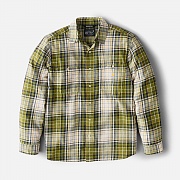 (107014) 라이트웨이트 플레이드 셔츠 DARK BRONZED GREEN (GL7)