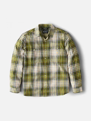 (107014) 라이트웨이트 플레이드 셔츠 DARK BRONZED GREEN (GL7)