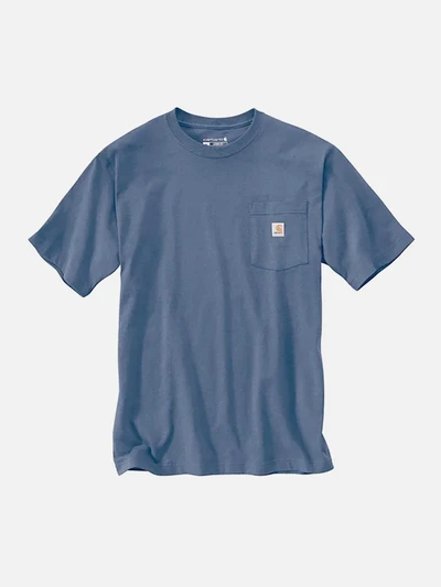 (K87) 워크 포켓 반팔티 DARK TRANQUIL BLUE HEATHER (HT0)